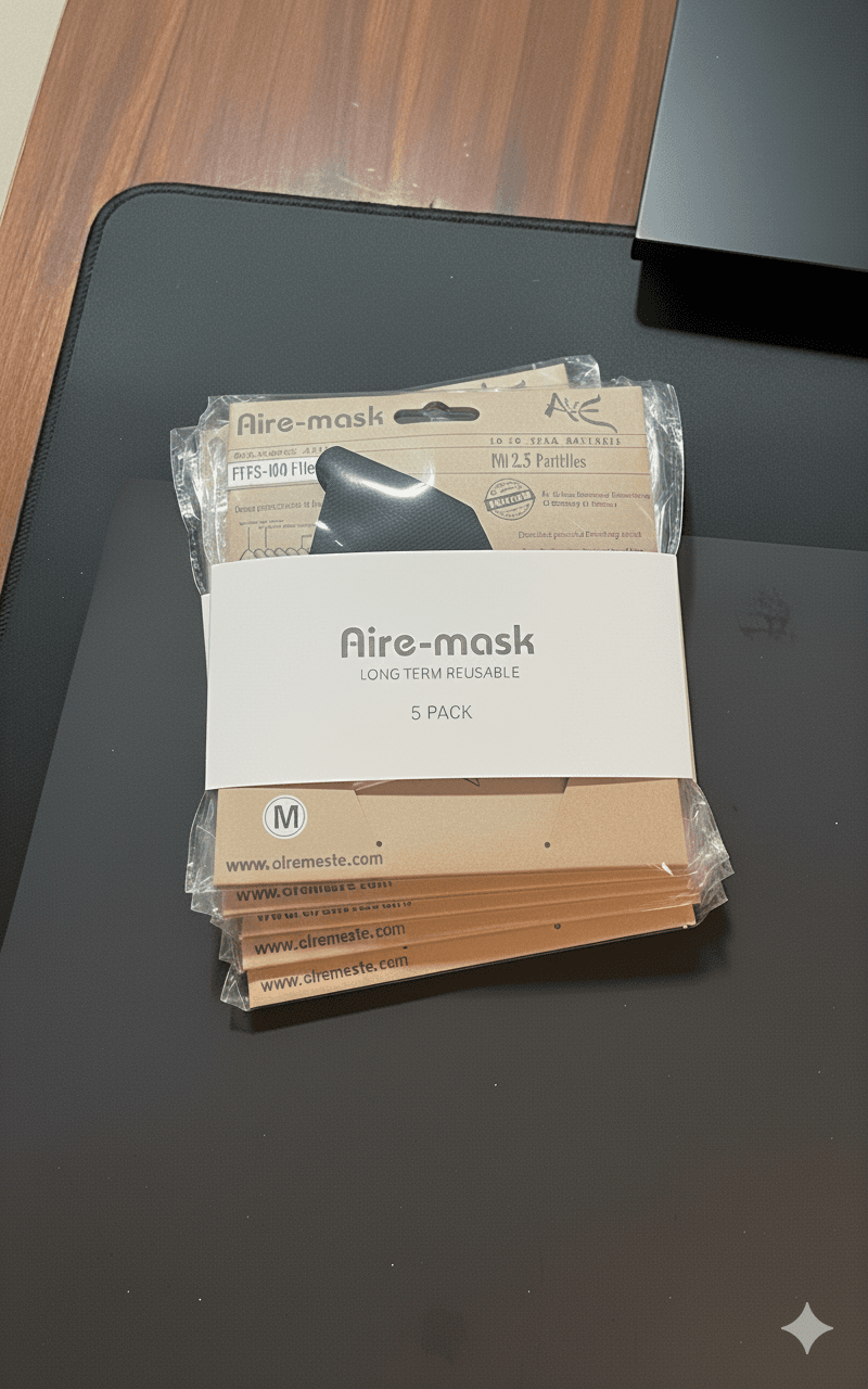 MEGA PACK AIRE N95: Buy 3, Get 2 FREE! (5 Units Total) | Only ₹450 - Image 8